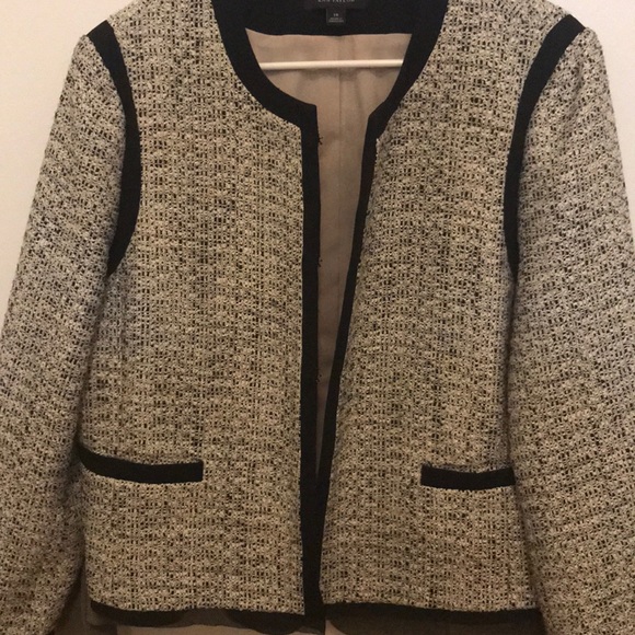 Ann Taylor Black and White Blazer - Picture 1 of 3